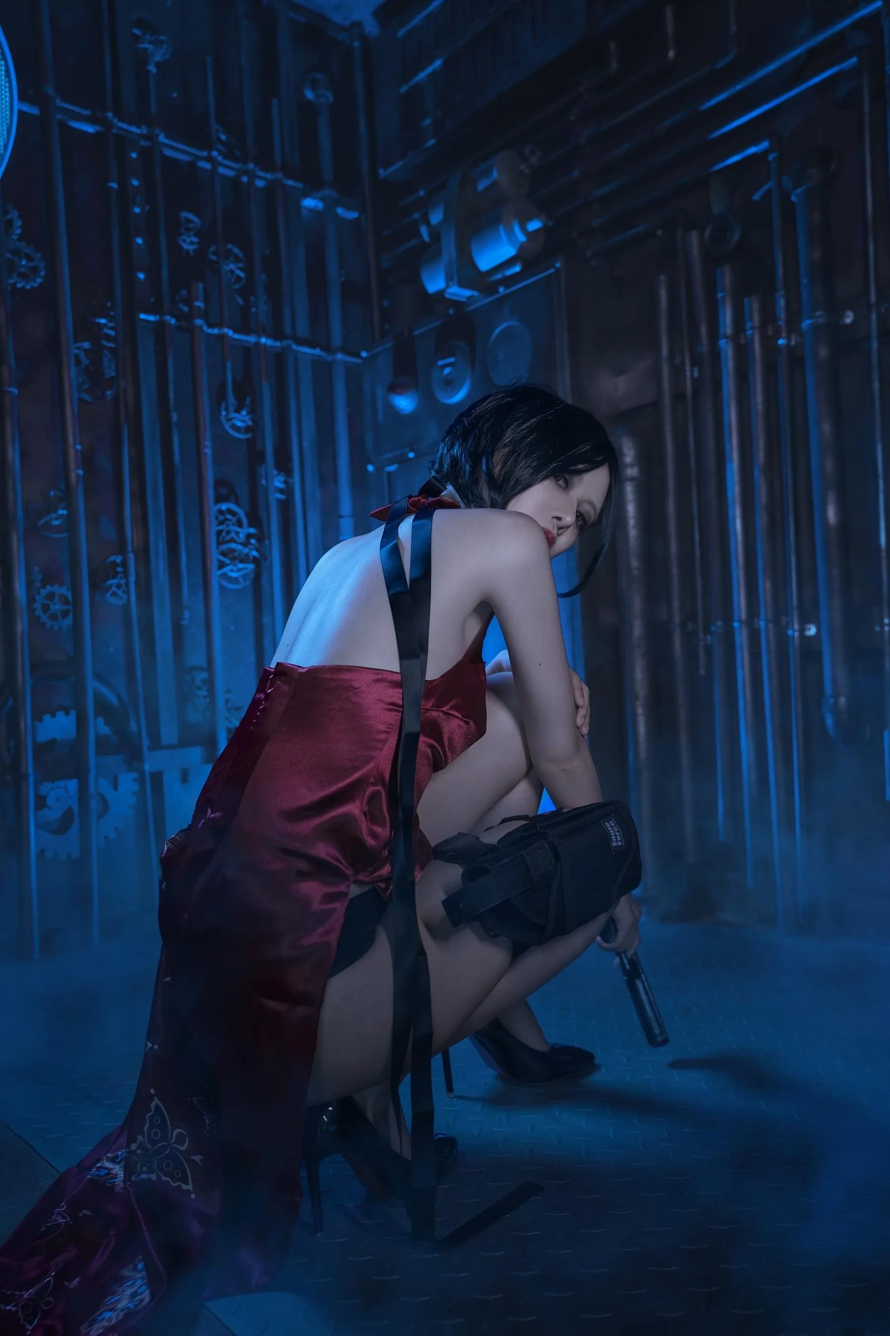 Shika小鹿鹿 – NO.89 艾达王旗袍 [15P]插图2